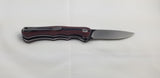 Bestech Knives Bobcat Linerlock Black/Red G10 Folding D2 Steel Knife G22C2