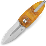Bestech Knives QUQU Cricket Button Lock Ultem Folding 14C28N Pocket Knife G57D1