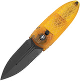 Bestech Knives QUQU Cricket Button Lock Ultem Folding Black 14C28N Pocket Knife G57D2