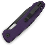 Bestechman Firebird Button Lock Purple G10 Folding D2 Steel Pocket Knife MK05D