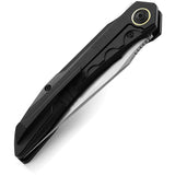 Bestech Knives Pocket Knife Samari Framelock Black Titanium Folding M390 2009F