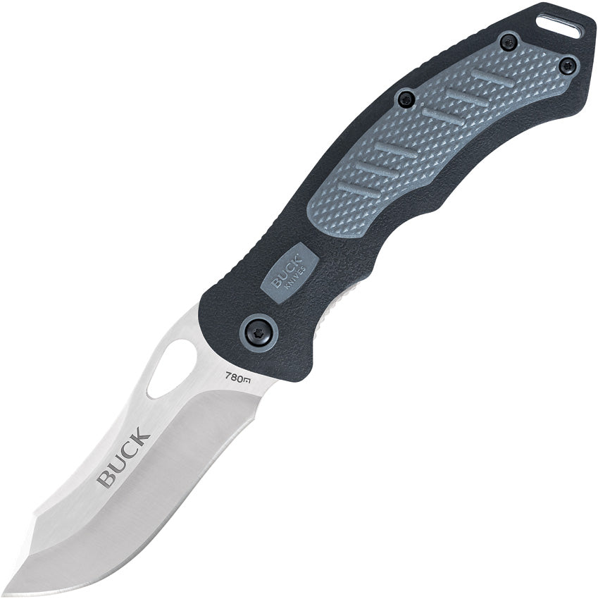 Buck Exert Linerlock Black & Gray Folding 420HC Stainless Pocket