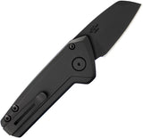 Buck Automatic Mini Deploy Knife Button Lock Blackout Aluminum S35VN Blade 839BKS1