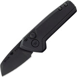 Buck Automatic Mini Deploy Knife Button Lock Blackout Aluminum S35VN Blade 839BKS1