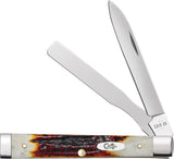 Case Cutlery Baby Doc Genuine Red Jigged Stag Folding Stainless Pocket Knife 09573