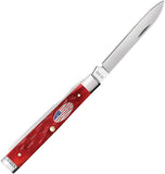 Case Cutlery Baby Doc Dark Red Jigged Bone Folding Stainless Pocket Knife 10847