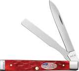 Case Cutlery Baby Doc Dark Red Jigged Bone Folding Stainless Pocket Knife 10847