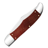 Case Cutlery Hunter Dark Red Micarta Folding Carbon Steel Pocket Knife 12274