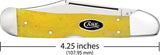 Case Cutlery Copperlock Smooth Yellow Bone Folding Stainless Pocket Knife 20025