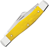 Case Cutlery Medium Stockman Smooth Yellow Bone Folding Stainless Pocket Knife 20029