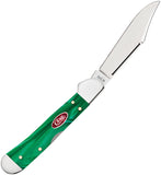 Case Cutlery Mini Copperlock Green Pearl Kirinite Folding Stainless Pocket Knife 24416