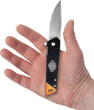 Case Cutlery Harley Davidson Tec X Linerlock Black Aluminum Folding Pocket Knife 52272