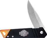 Case Cutlery Harley Davidson Tec X Linerlock Black Aluminum Folding Pocket Knife 52272