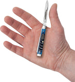 Case Cutlery Baby Doc Limited Edition Ocean Blue Bone Folding Stainless Pocket Knife 53986