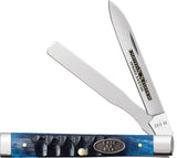 Case Cutlery Baby Doc Limited Edition Ocean Blue Bone Folding Stainless Pocket Knife 53986