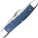Case Cutlery Stockman Blue Sycamore Wood Folding Stainless Pocket Knife 63732