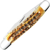 Case Cutlery Muskrat 6.5 Slip Joint BoneStag Folding Stainless Pocket Knife 65346