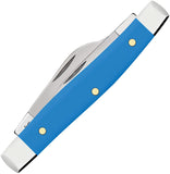 Case Cutlery Small Stockman Light Blue Syhtnetic Folding Stainless Pocket Knife 68904