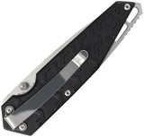 Case Cutlery TecX Linerlock Black Aluminum Folding Stainless Pocket Knife 75684