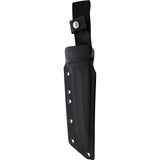 Cobratec Knives Renegade Black Smooth G10 440C Stainless Fixed Blade Knife w/ Sheath R440CTNS
