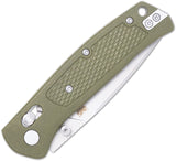 Cobratec Knives EDC Scout Crossbar Lock OD Green Folding VG-10 Pocket Knife SCTGROGB