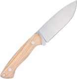 Cobratec Knives Twin Mountain Olive Wood 4.5'' 1.4116 Fixed Blade Knife TWMOLW45