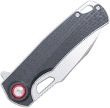 Cobratec Knives Wolverine Linerlock Black Custom Cut G10 Folding D2 Steel Knife WLVRNG10