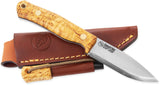Casstrom No.8 Swedish Forest Curly Birch Wood 14C28N Fixed Blade Knife 12828