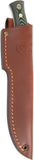 Casstrom No.14 SFK Green & Black Micarta A8 Mod Fixed Blade Knife 13403