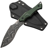 Civivi Vaquita II Green Micarta Damascus Mini Fixed Blade Neck Knife 047CDS2