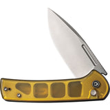 Civivi Conspirator Button Lock Polished Ultem Folding Nitro-V Pocket Knife 210065