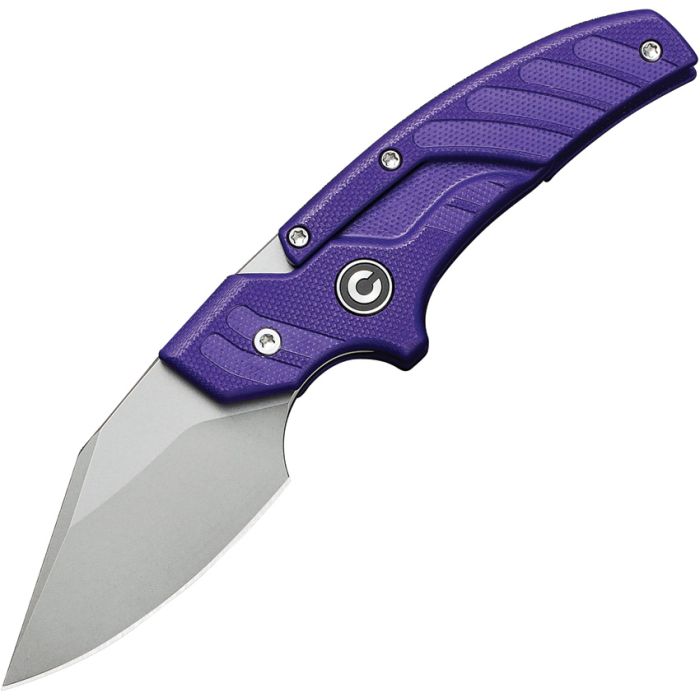 Civivi Typhoeus Folding Push Dagger Knife Purple G10 14C28N Blade