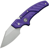 Civivi Typhoeus Folding Push Dagger Knife Purple G10 14C28N Blade w/ Sheath 210362
