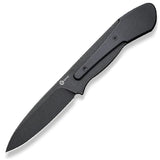 Civivi Varius Black G10 D2 Steel Drop Point Fixed Blade Knife w/ Sheath 22009D1