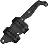 Civivi SOKN Black G10 Nitro-V Drop Pt Fixed Blade Knife w/ Belt Sheath 220271