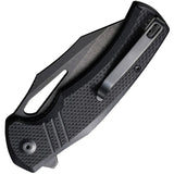 Civivi BullTusk Linerlock Black G10 Folding 14C28N Clip Pt Pocket Knife 230171