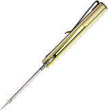 Civivi ExOne Linerlock Ivory G10 Folding Nitro-V Reverse Tanto Pocket Knife 230362