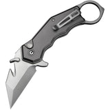Civivi Amaroq Button Lock Gray Aluminum Folding Nitro-V Pocket Knife 240181