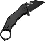 Civivi Amaroq Button Lock Black Aluminum Folding Nitro-V Pocket Knife 240182
