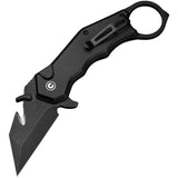 Civivi Amaroq Button Lock Black Aluminum Folding Nitro-V Pocket Knife 240182