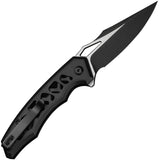 Civivi Anaaki Button Lock Black Alumiunm Folding Nitro-V Pocket Knife 240391