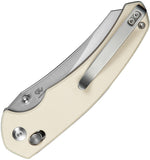 Civivi Sixgill Crossbar Lock Ivory G10 Folding Nitro-V Pocket Knife 240502