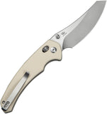 Civivi Sixgill Crossbar Lock Ivory G10 Folding Nitro-V Pocket Knife 240502