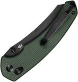 Civivi Sixgill Crossbar Lock Green Micarta Folding Nitro-V Pocket Knife 240503