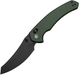 Civivi Sixgill Crossbar Lock Green Micarta Folding Nitro-V Pocket Knife 240503