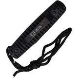 Colonial Automatic Ranger Knife Button Lock Black Partial Serrated Tanto Blade 108   - On Sale