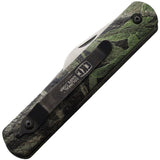 Colonial Automatic Law Enforcement Knife Button Lock Camo GFN Stainless Blade 725