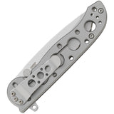 CRKT M16 Framelock Bead Blast Stainless Folding 12C27 Tanto Pocket Knife 02SSXX