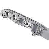 CRKT M16 Framelock Bead Blast Stainless Folding 12C27 Tanto Pocket Knife 02SSXX