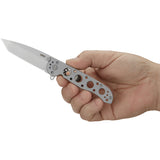 CRKT M16 Framelock Bead Blast Stainless Folding 12C27 Tanto Pocket Knife 02SSXX
